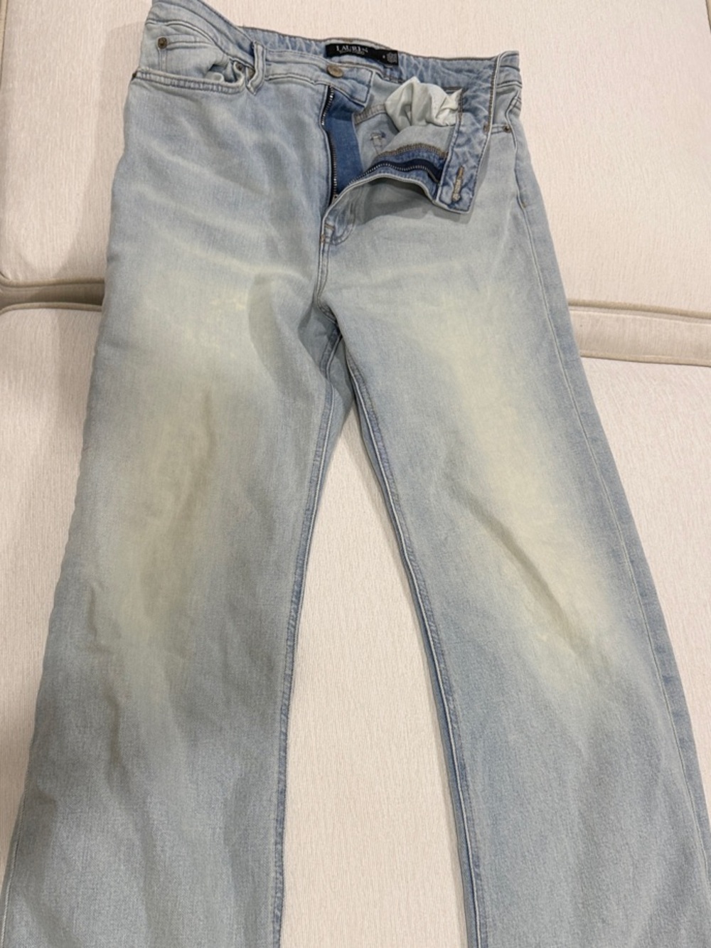 Ralph Lauren Pale Blue Bootcut Jeans